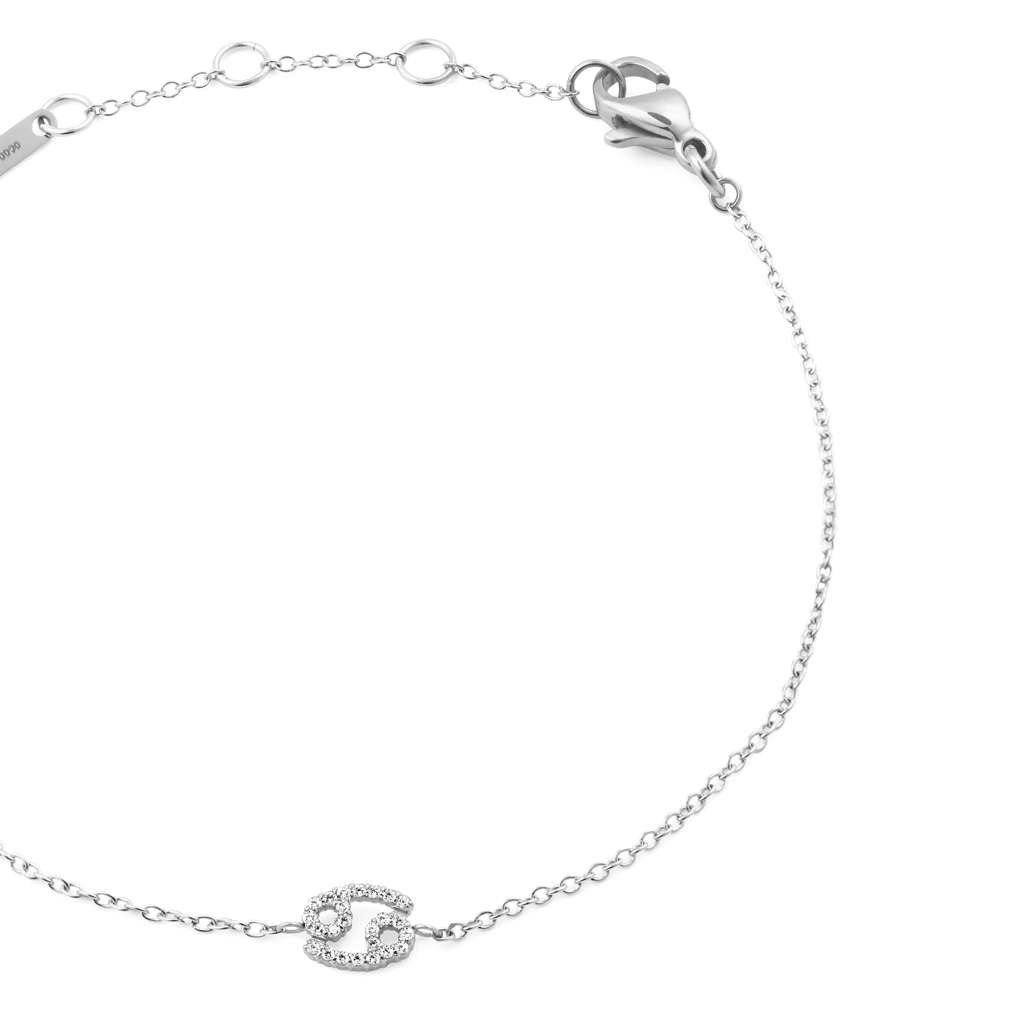 Daniel Wellington Crystal Zodiac Chain Bracelet Silver