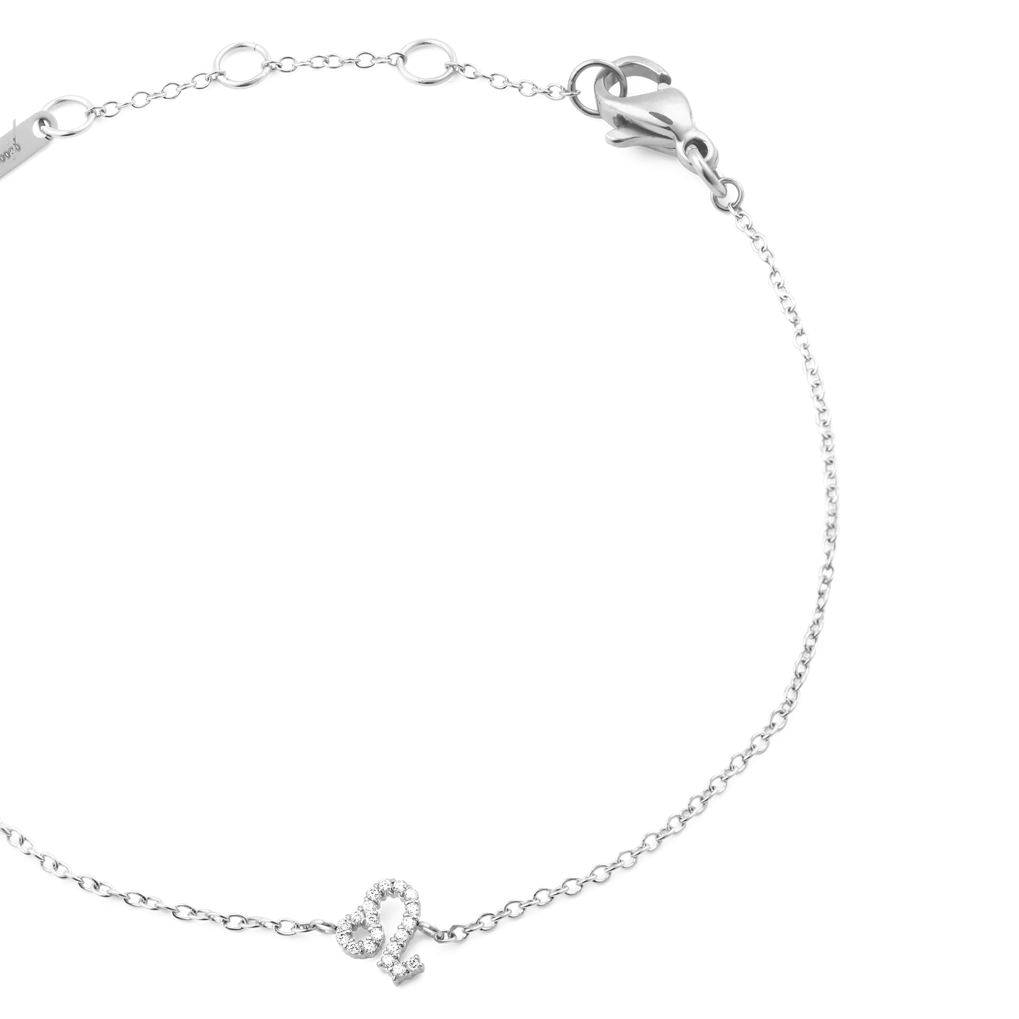 Daniel Wellington Crystal Zodiac Chain Bracelet Silver