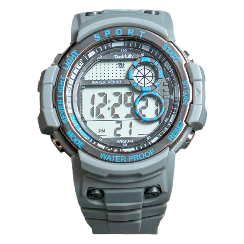 Dashfully DF1717-GRY Sport Digital Watch