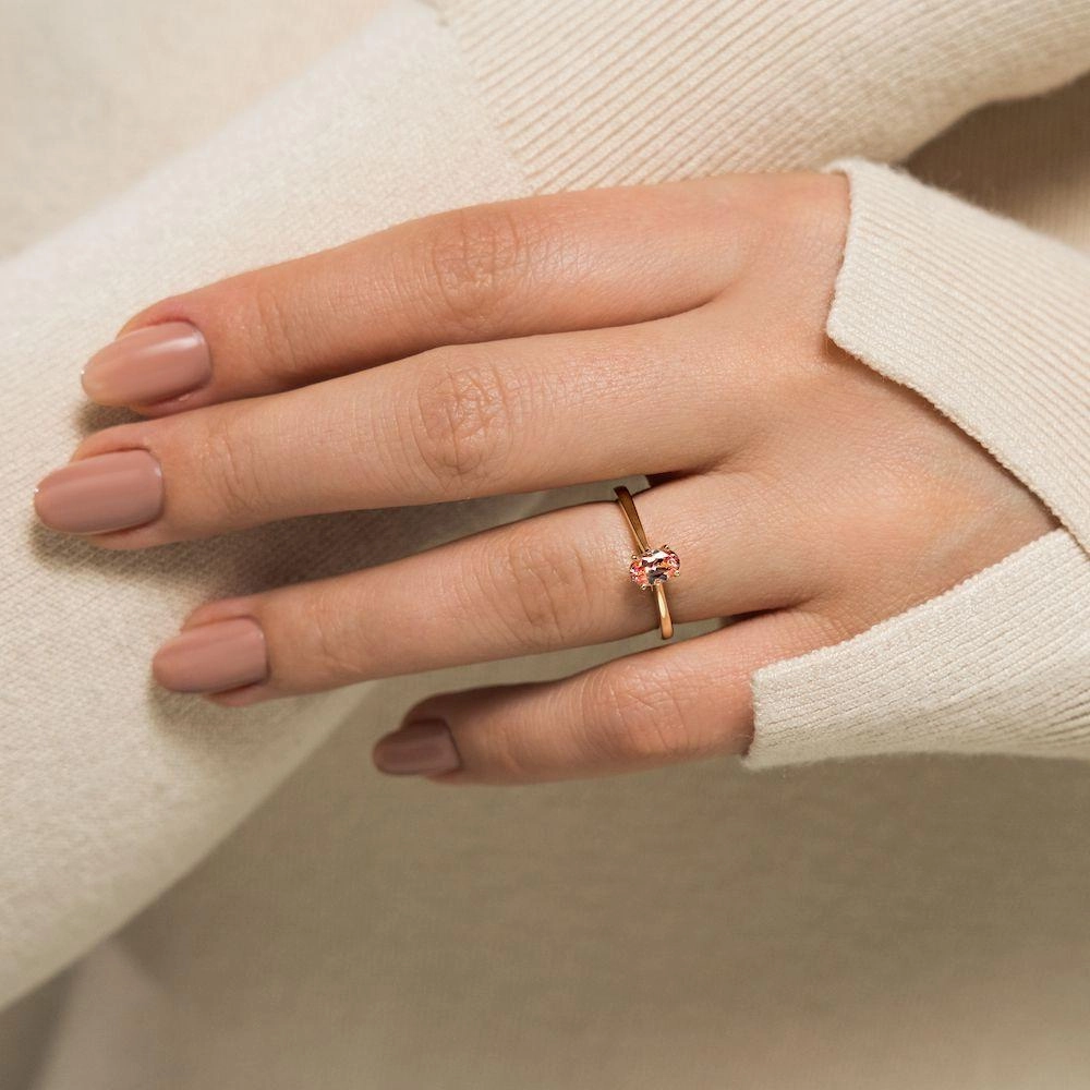 Dior Lab Grown Diamond Cathedral Stackable Solitaire Engagement Ring Robust Style