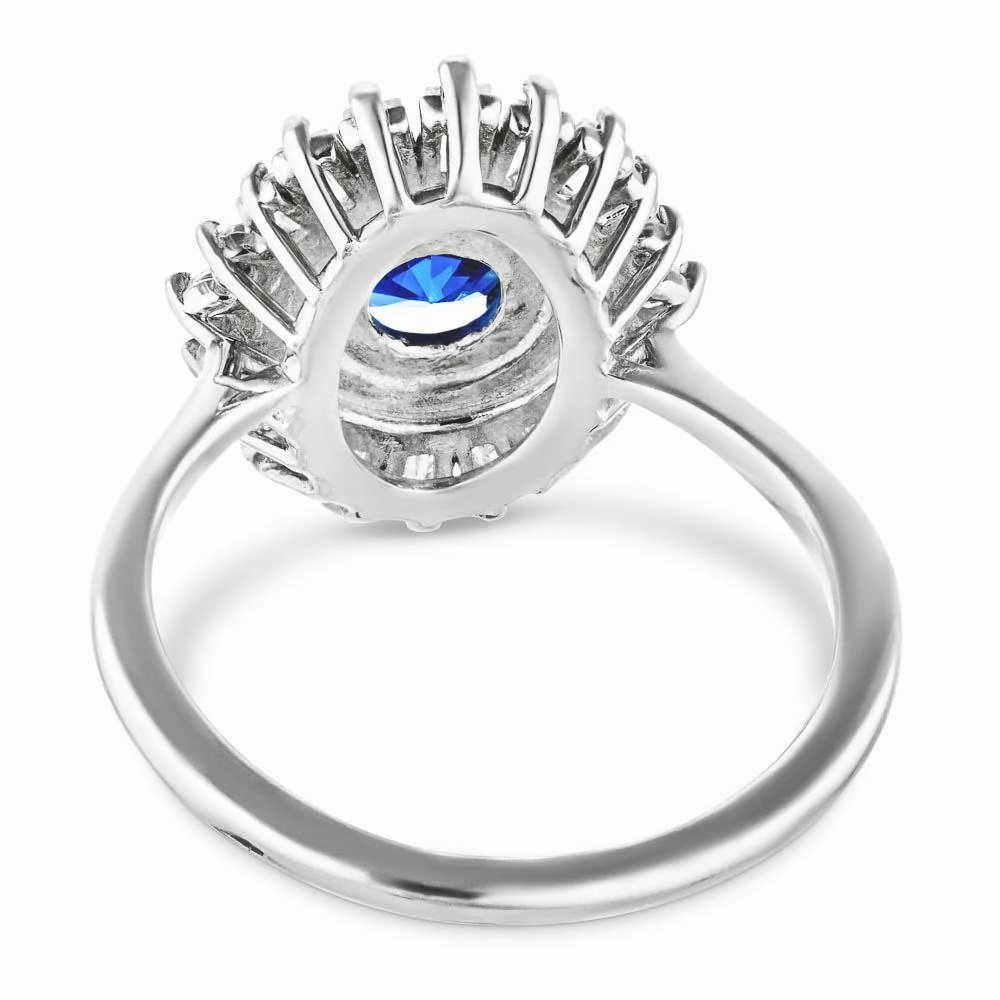 Delphine Round Lab Grown Diamond Ornate Vintage Double Halo Engagement Ring exquisite design