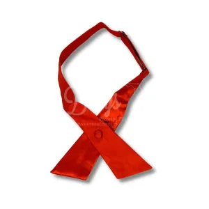Delta Sigma Theta ΔΣΘ Crossover Bowtie with Snap Closure Shirt Bow Tie
