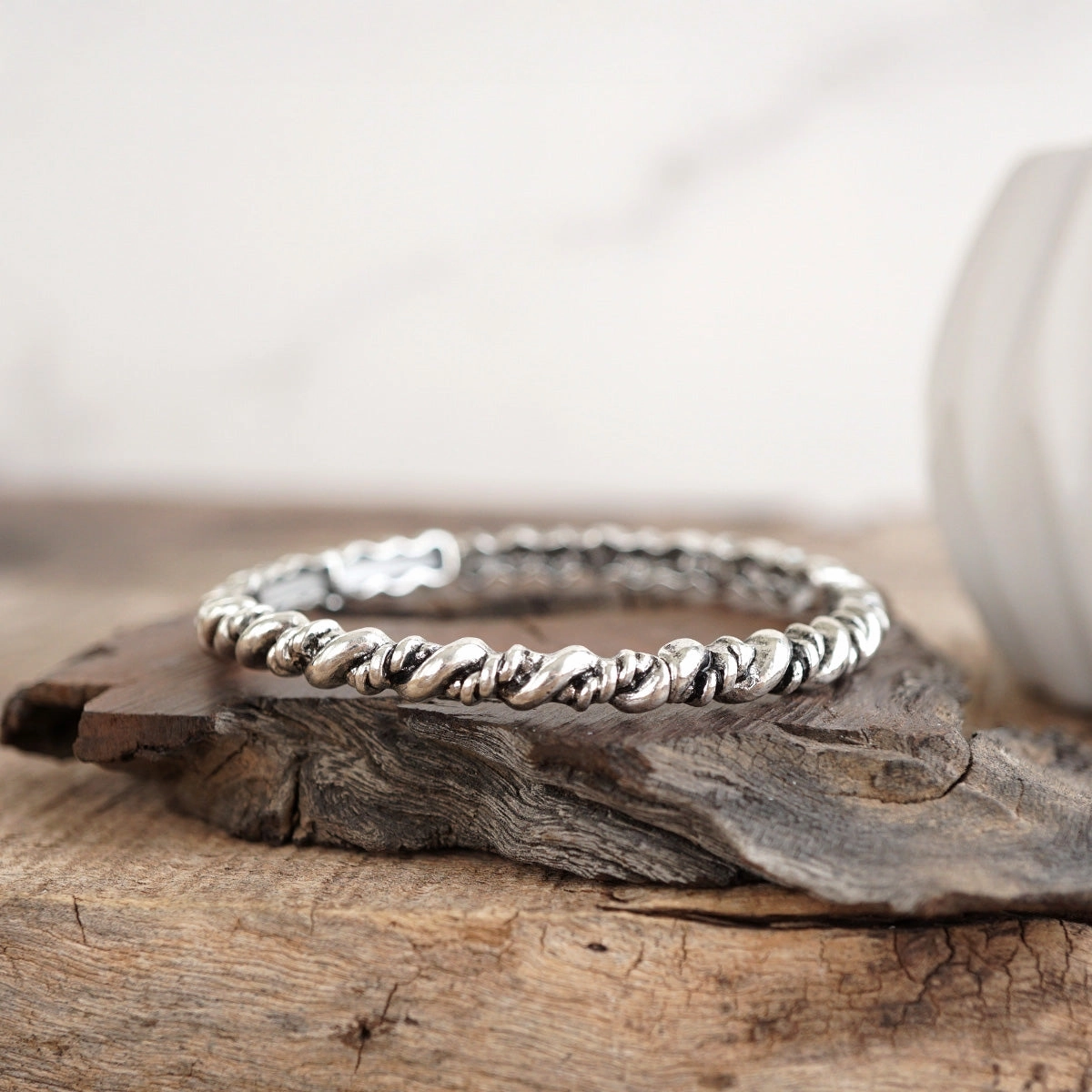 Desert Charm ?C Western Silver Bangle Bracelet Collection Global Blends