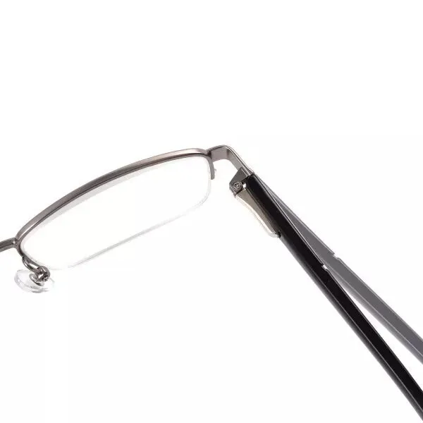 Design Optics by Foster Grant Metal Reading Glasses  2.50, 3-Pack, Semi-Rimless with Scratch-Resistant Lenses