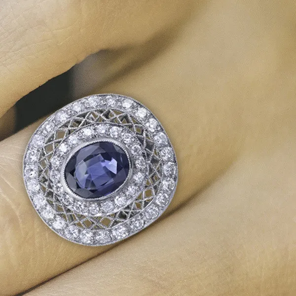 Diamond & Sapphire Ring