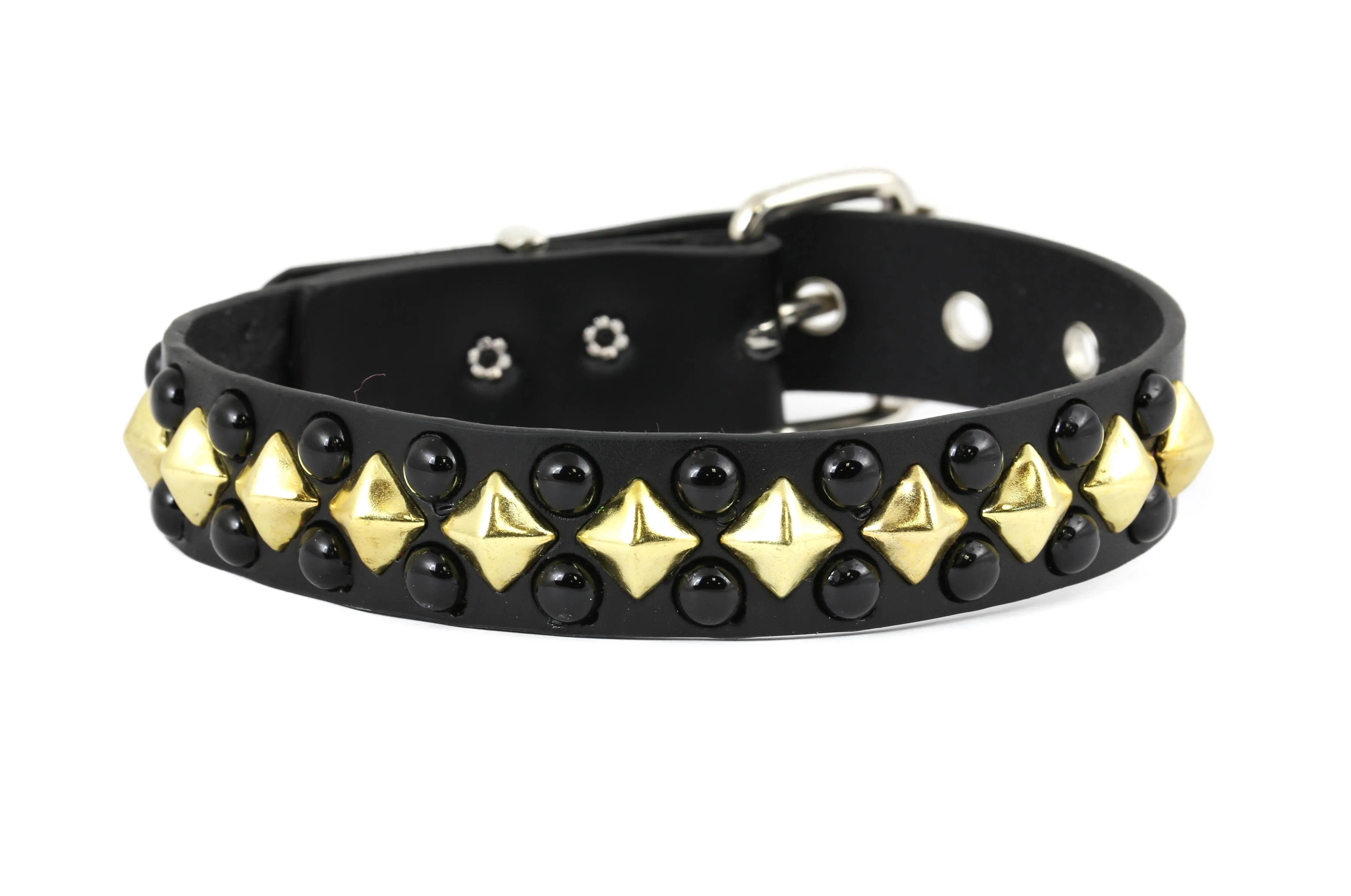 Diamond And Round Stud Choker