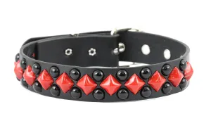 Diamond And Round Stud Choker