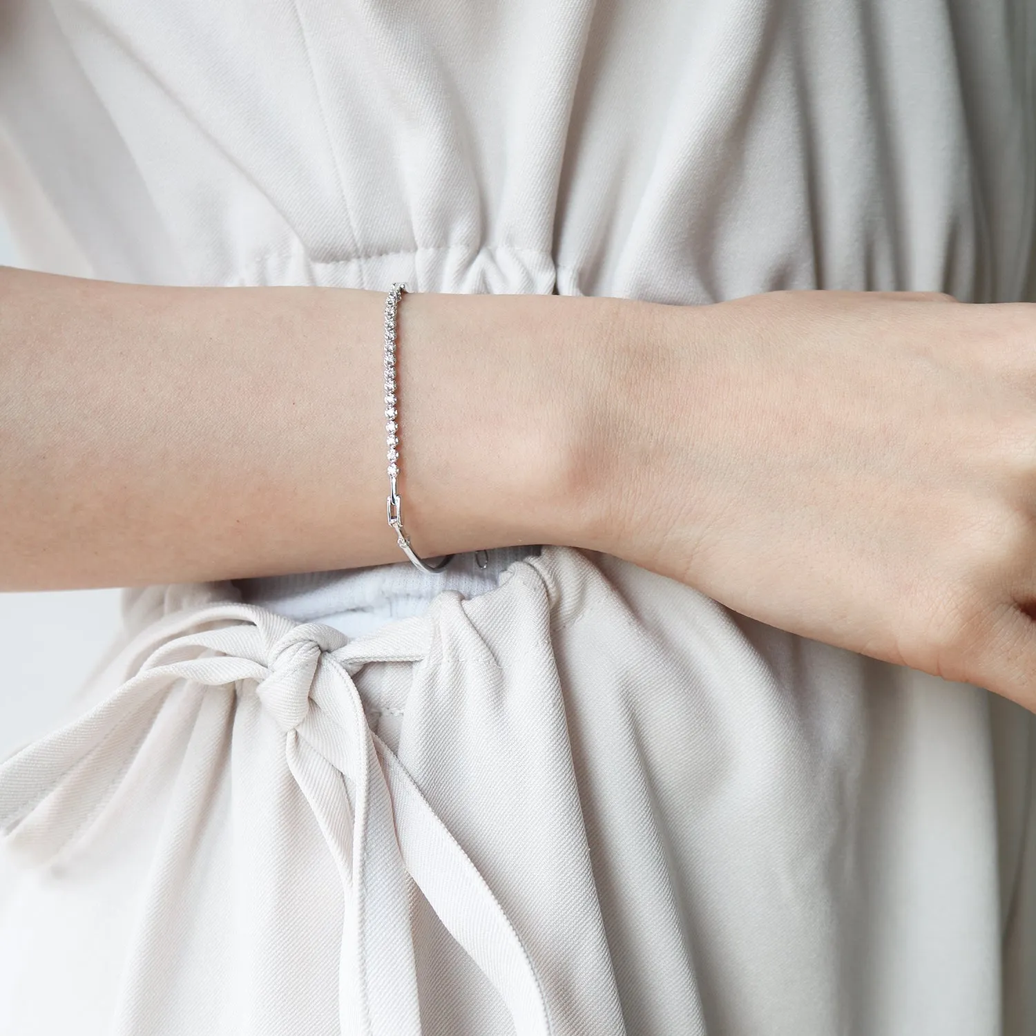 Diamond Bangle Bracelet