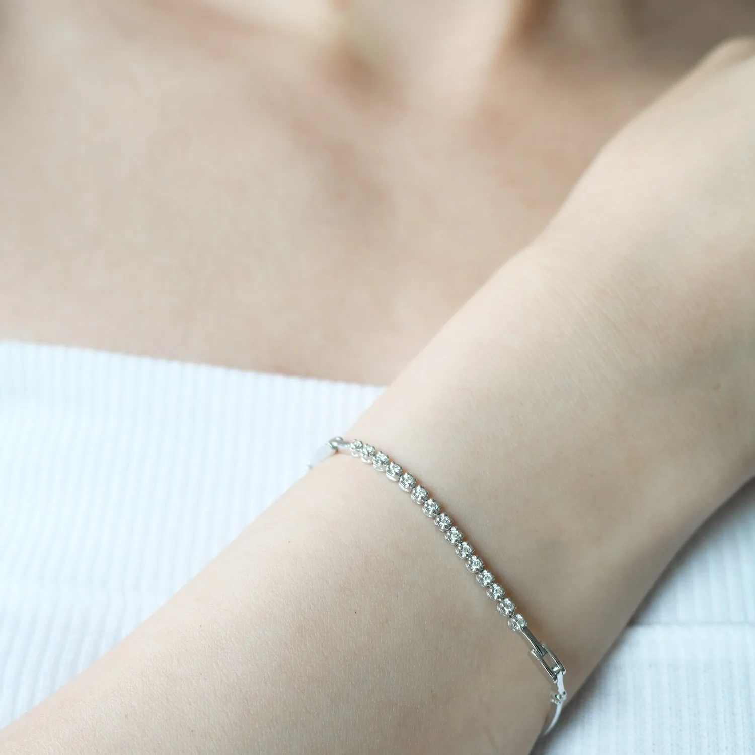Diamond Bangle Bracelet