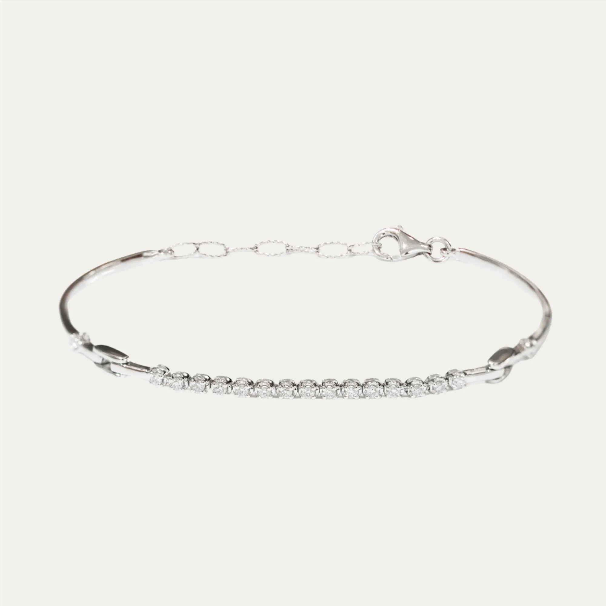 Diamond Bangle Bracelet