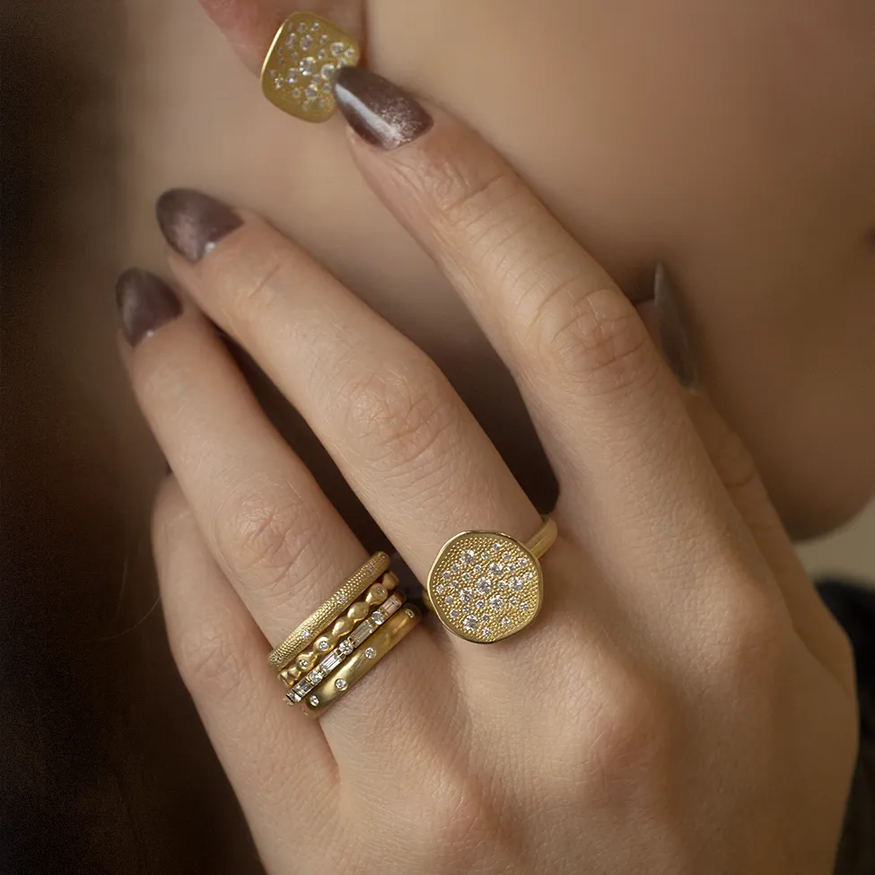 Diamond 'Stardust' Ring
