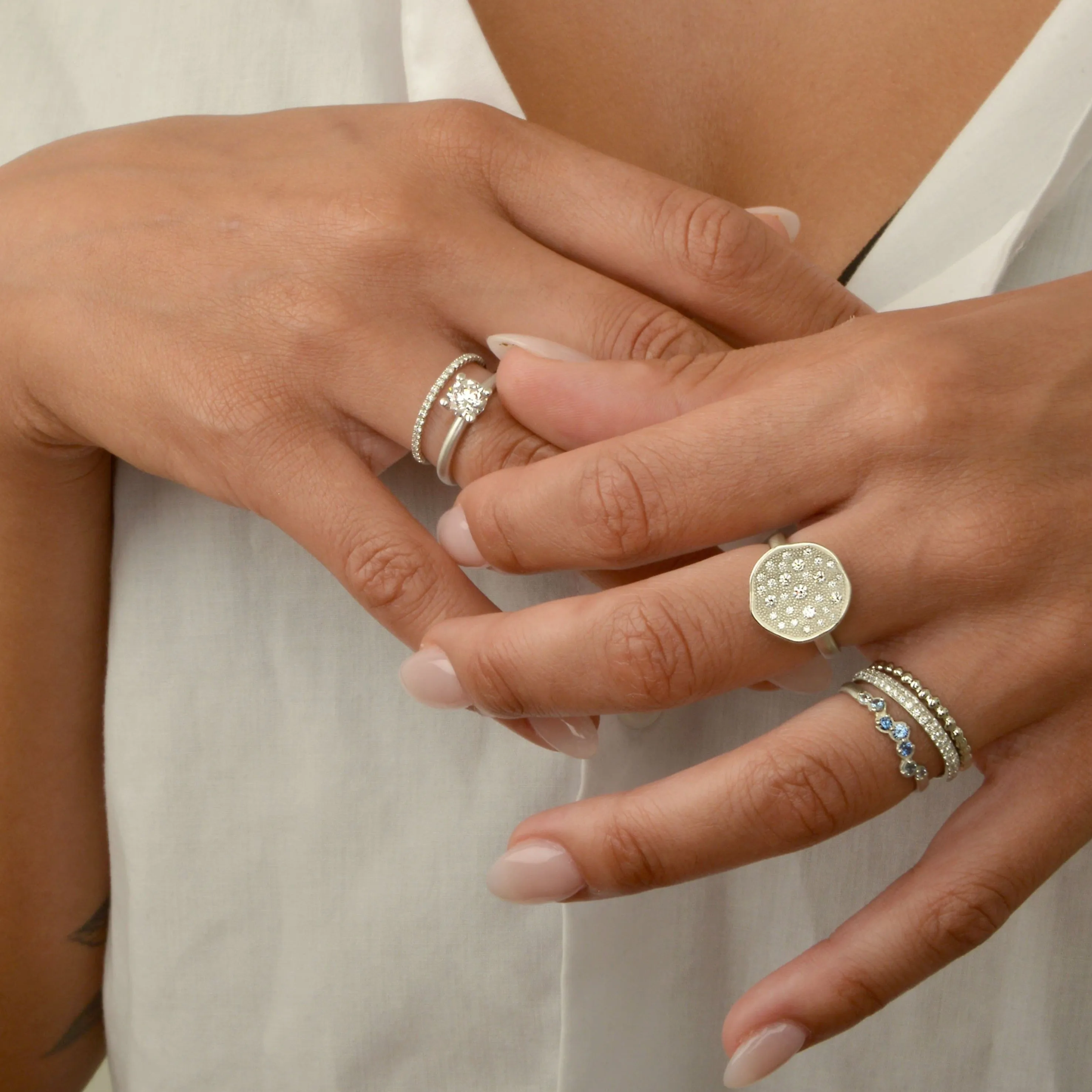 Diamond 'Stardust' Ring