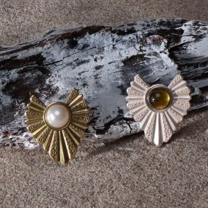 Distressed Native Style Brooch