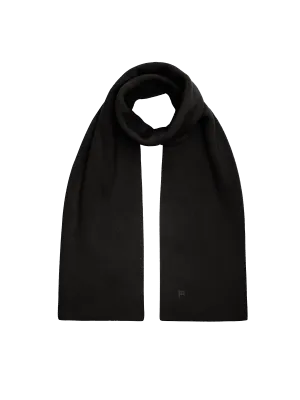 DNA Recycled Cashmere Scarf—black