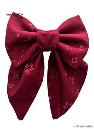 Dog Bow Tie -Burgundy