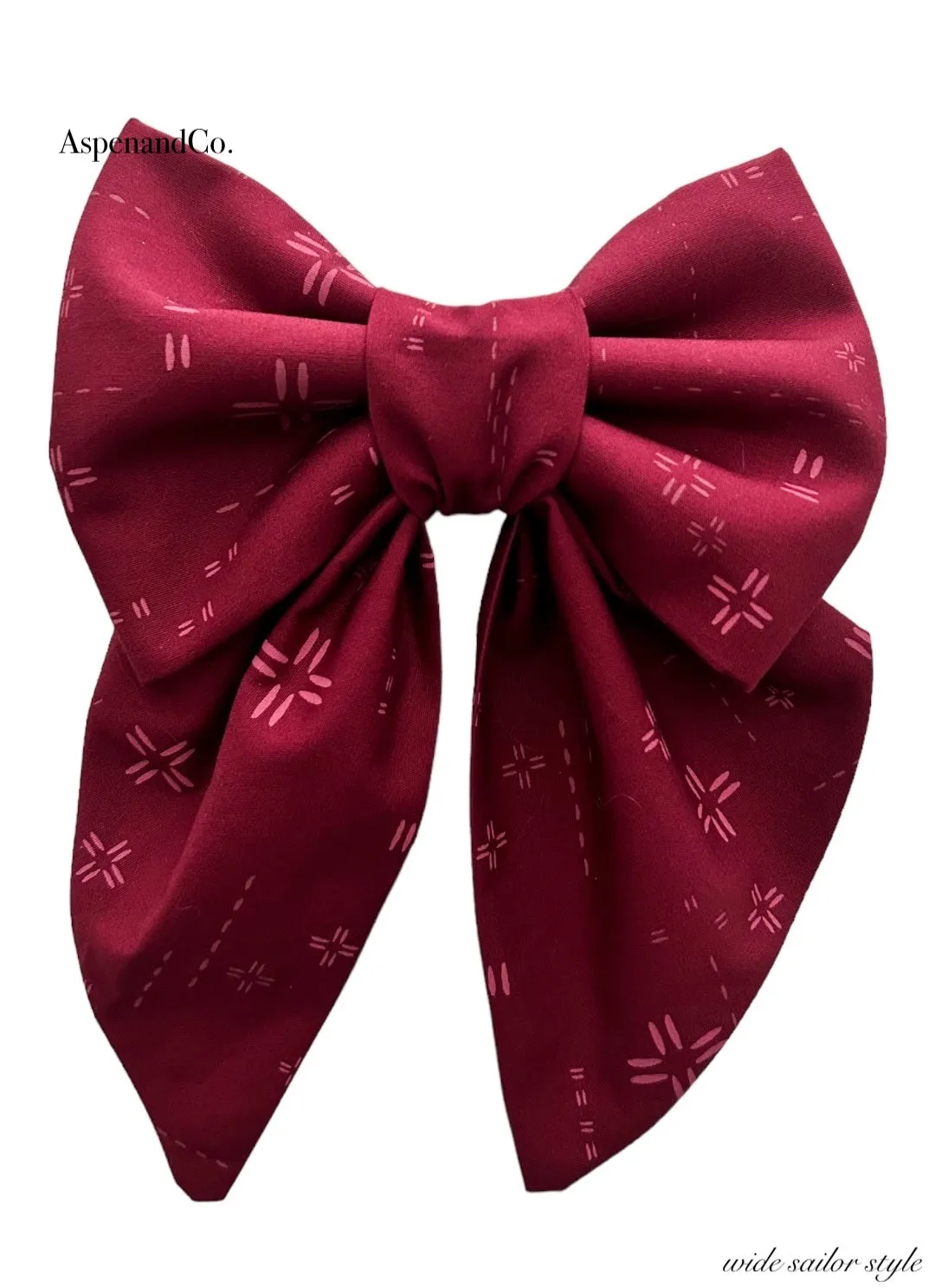 Dog Bow Tie -Burgundy