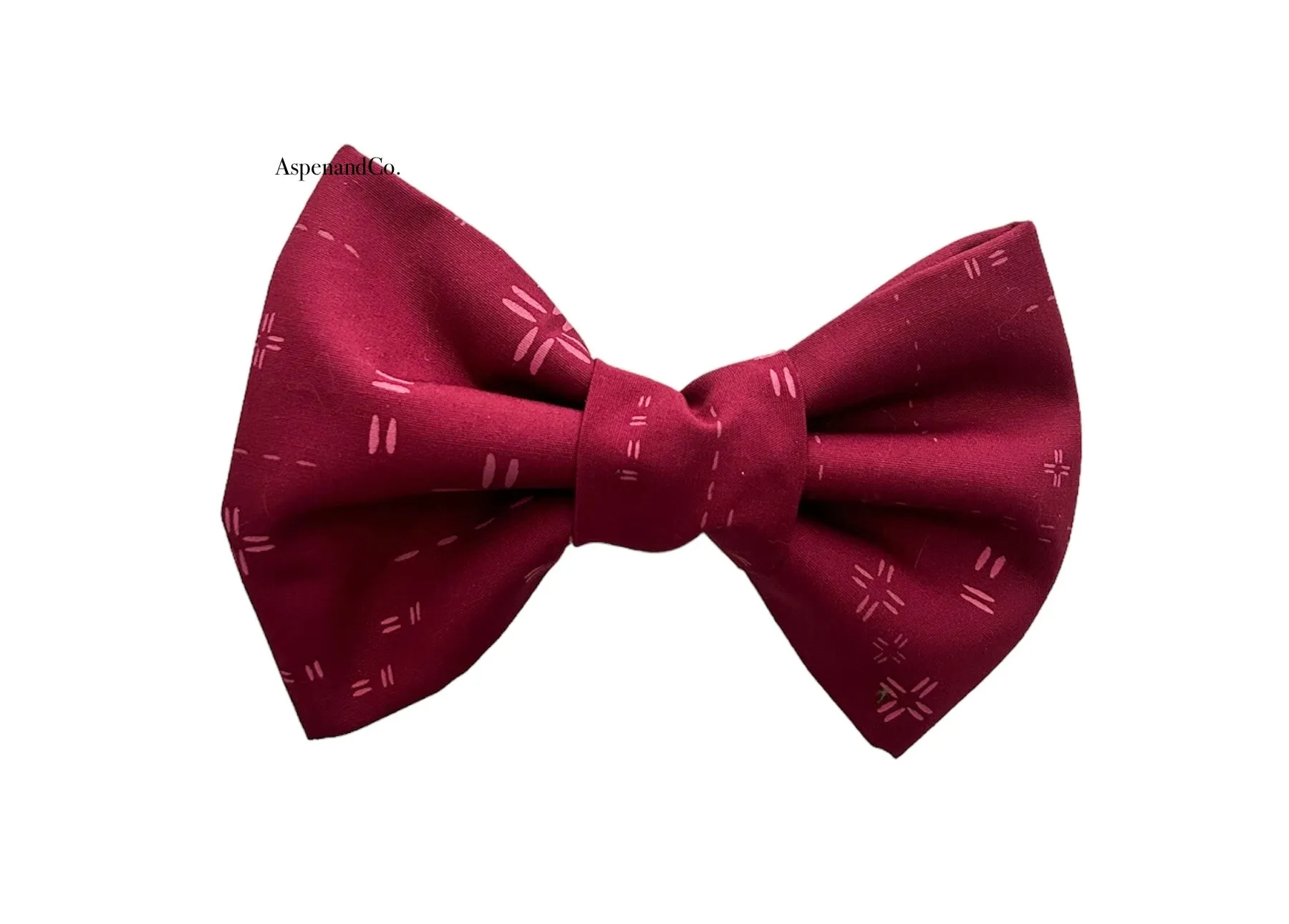 Dog Bow Tie -Burgundy