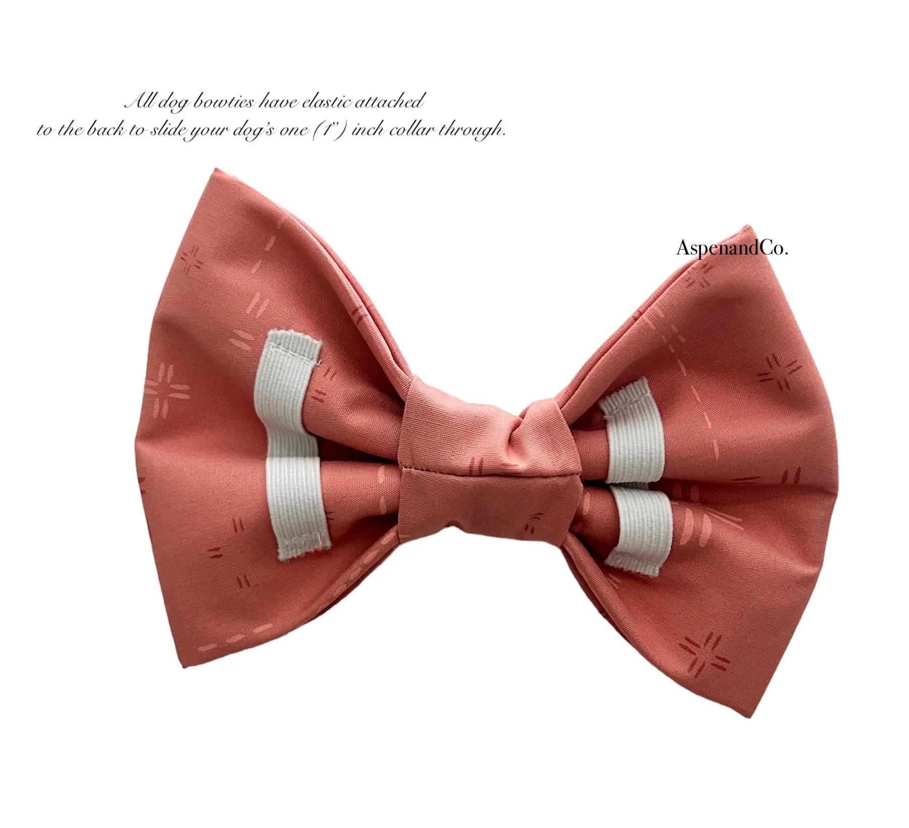 Dog Bow Tie - Rust Florals
