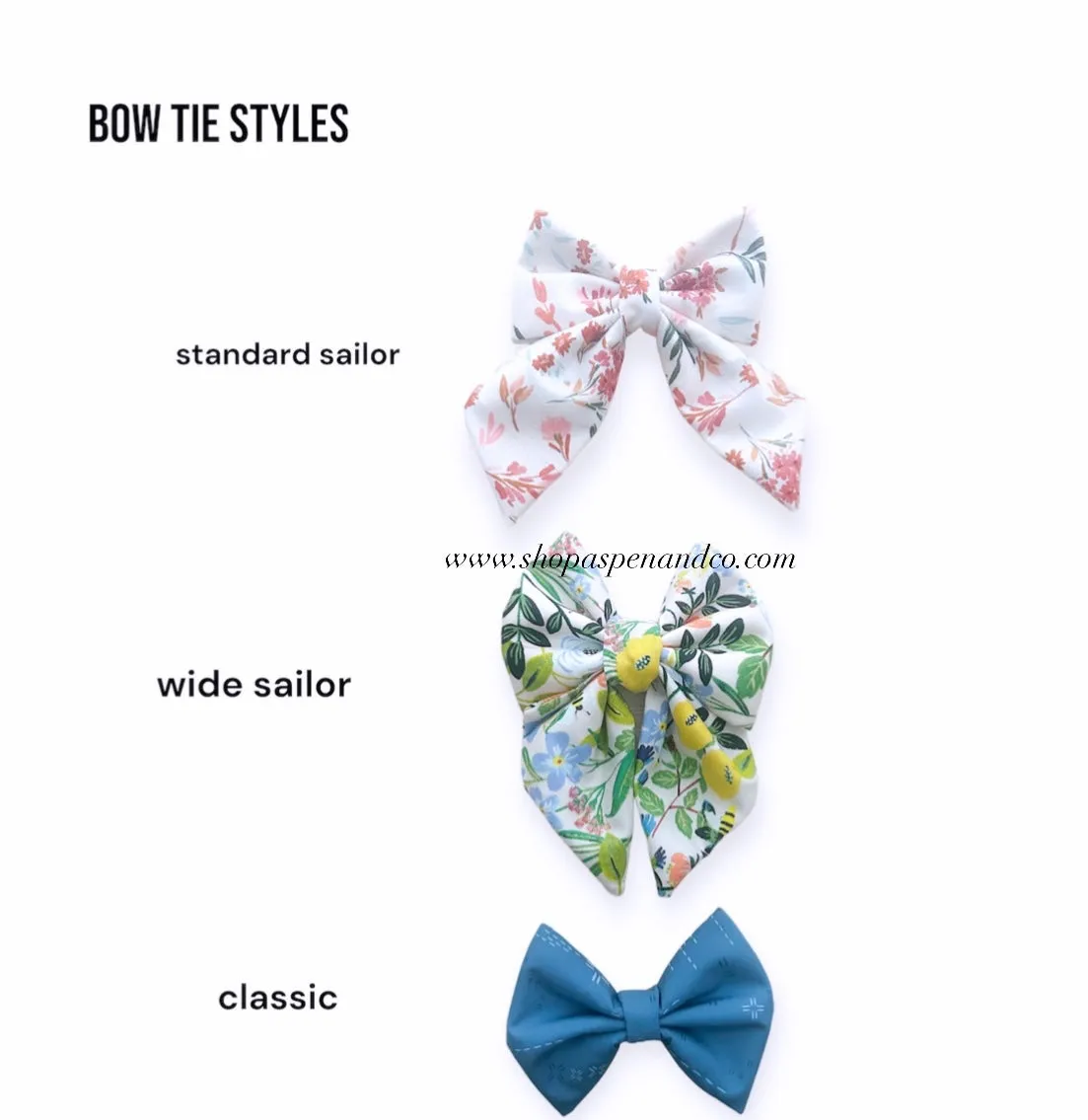 Dog Bow Tie - Rust Florals
