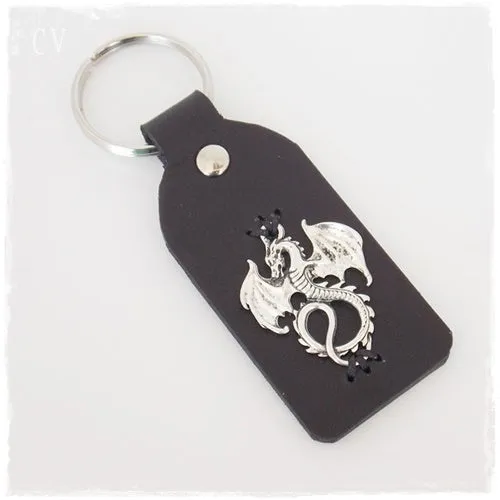 Dragon Leather Keychain