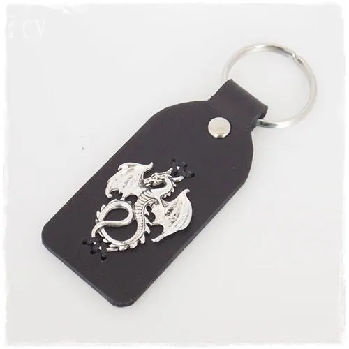 Dragon Leather Keychain
