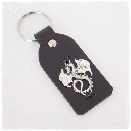 Dragon Leather Keychain