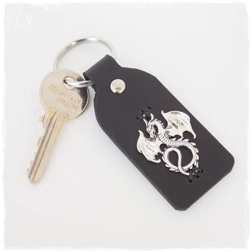 Dragon Leather Keychain
