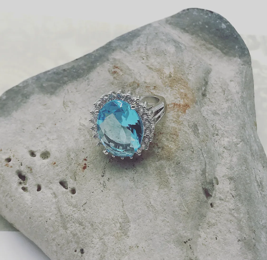Duchess Blue Cocktail Ring