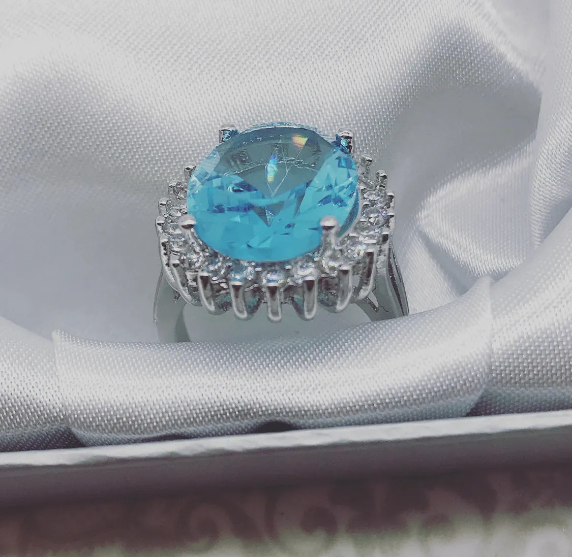 Duchess Blue Cocktail Ring