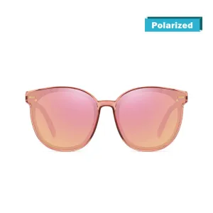 DUCO Classic Cateye Sunglasses for Women Polarized Trendy Designer Round Style W017