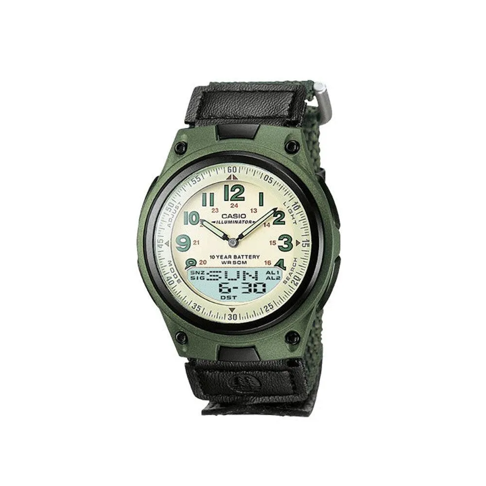 Duo Watch - Green - AW80V-3B