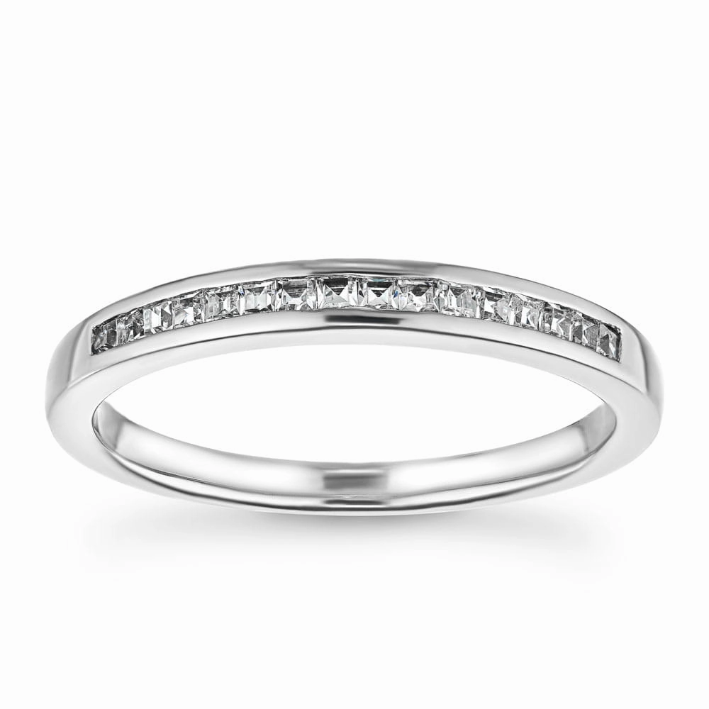 Best Friend Hazel 1/2 ctw Princess Lab Grown Diamond Channel Set Wedding Band