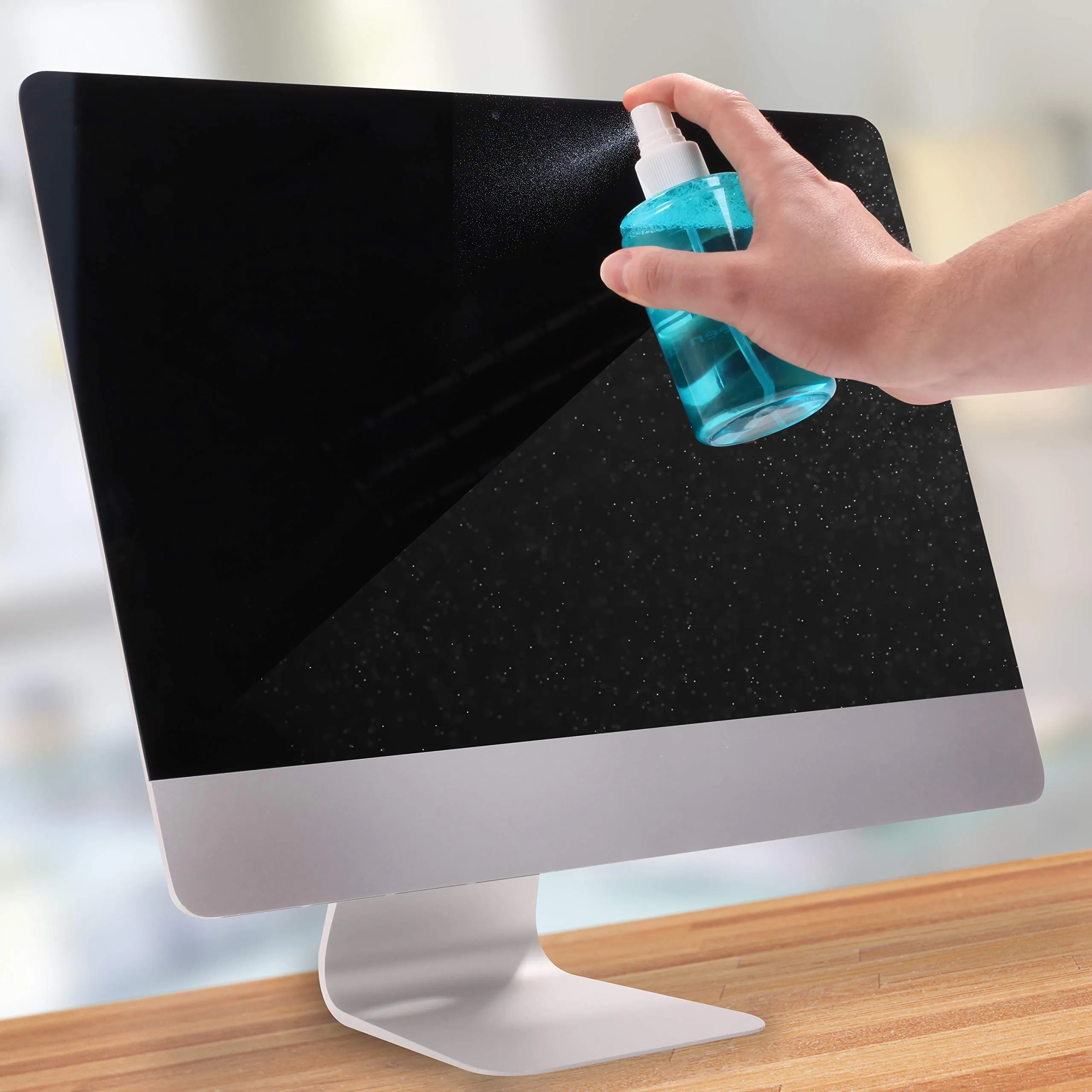 Duronic Screen Cleaner SCK101, 200ml Screen Cleaning Spray kit with Microfibre Cloth, LCD Monitor Cleaners for Laptop, Tablet, Phone, TV screen & Smartwatches
