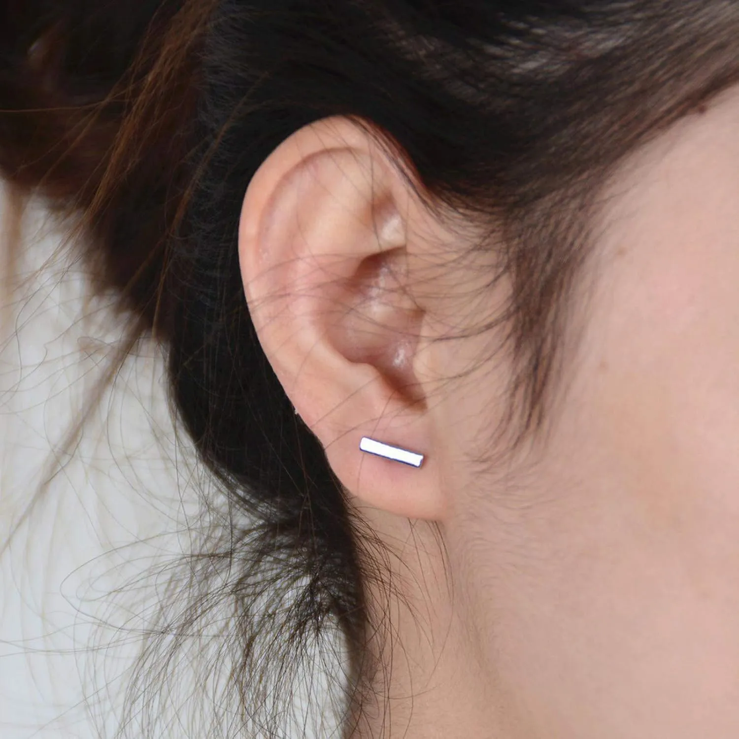 Earring Hoop Stud Drop & Dangle, Minimalist Bar Stick Line Women Stud Earrings Party Jewelry Valentine Day Gift for Women Teen Girls Birthday Christmas Friends Gift