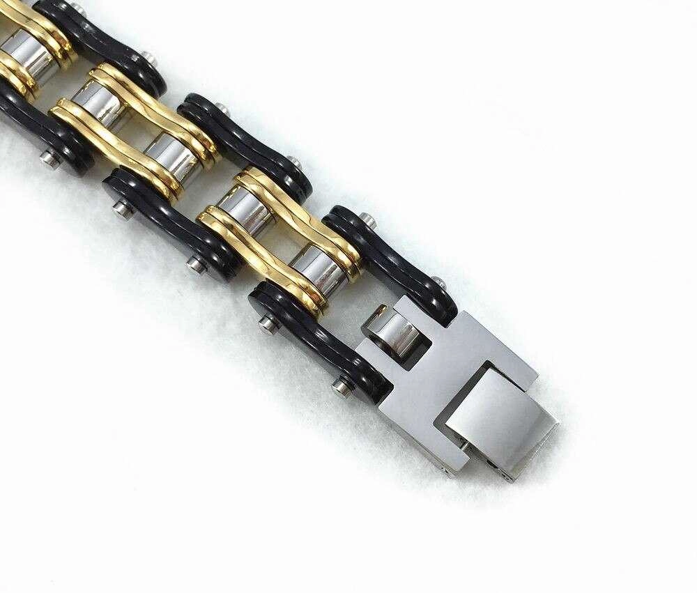 Mixable Elements Divine Combinations Cycolinks Gold Digger 16mm Bike Chain Bracelet