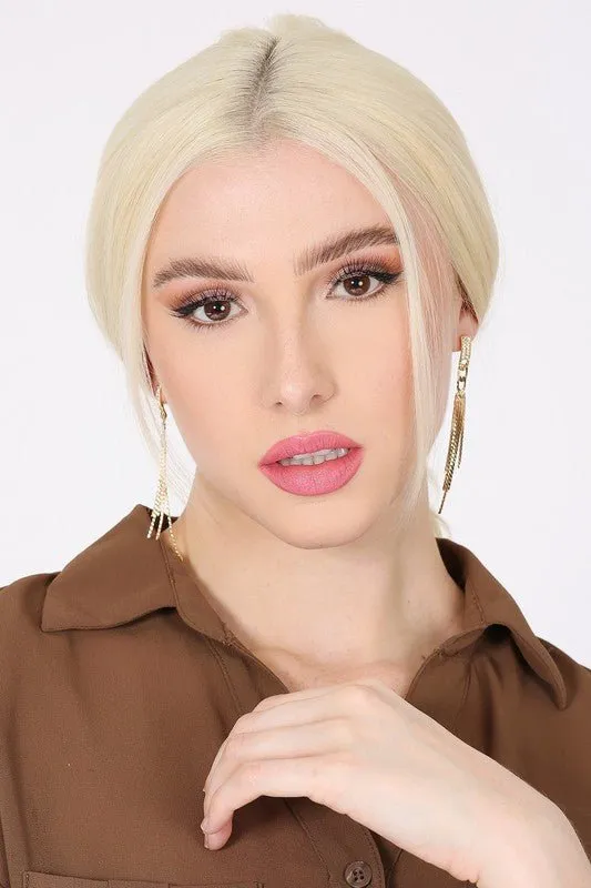 EDGY DANGLE TASSLE EARRING