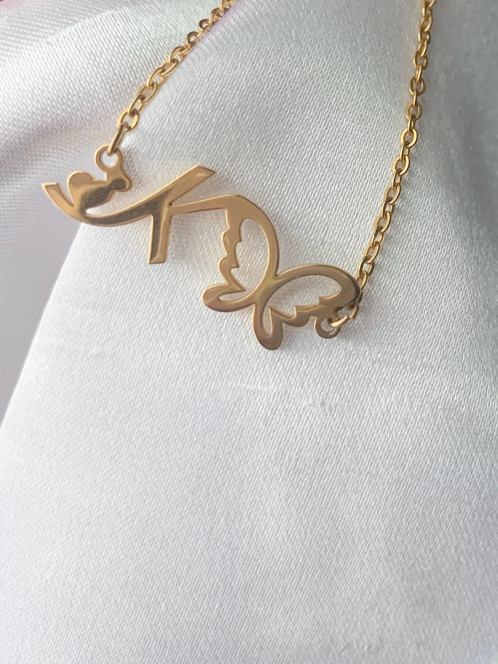 Effortless Initial Anklet