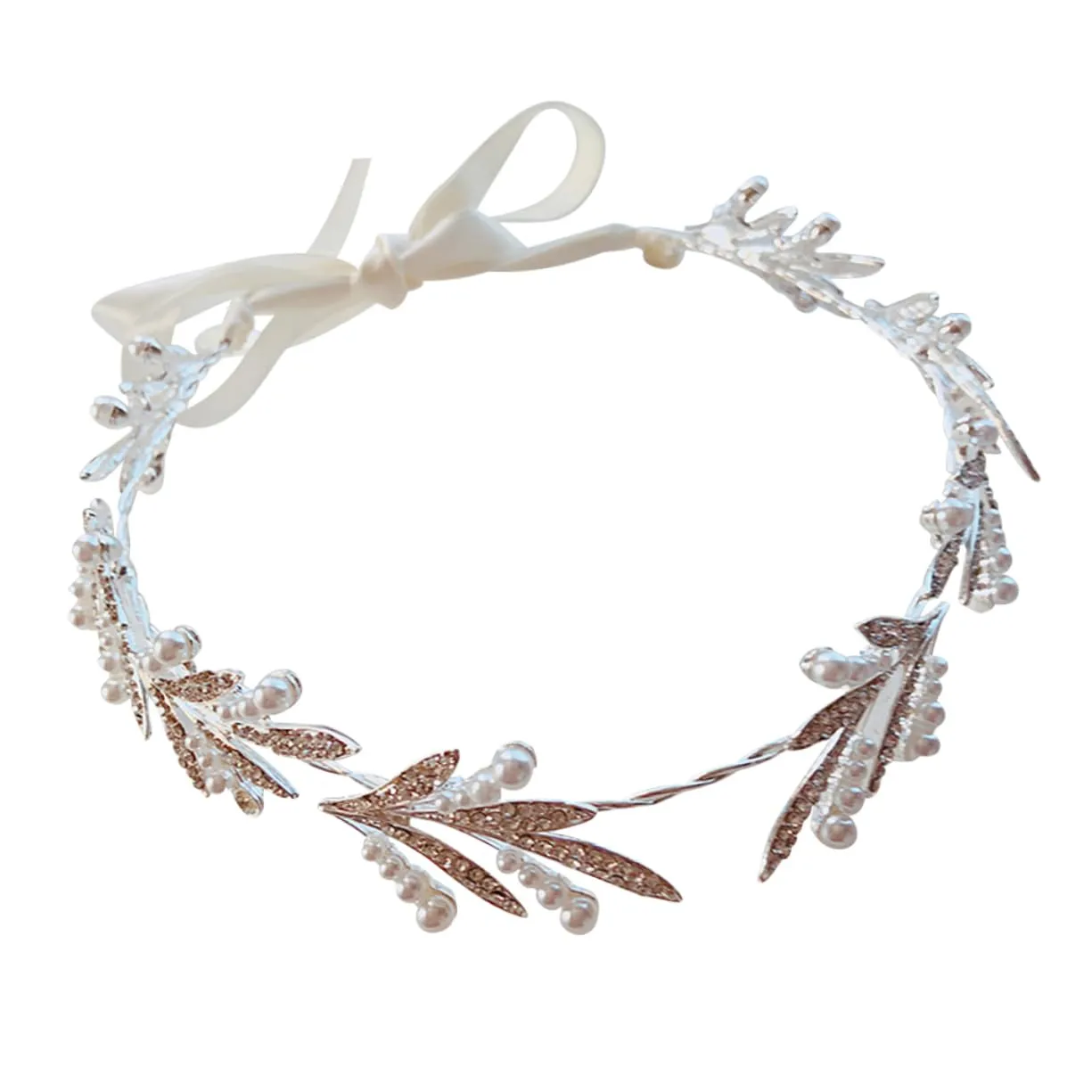 Elegant Pearl Bridal Headband Lightweight and Comfortable for Wedding Prom Evening Parties