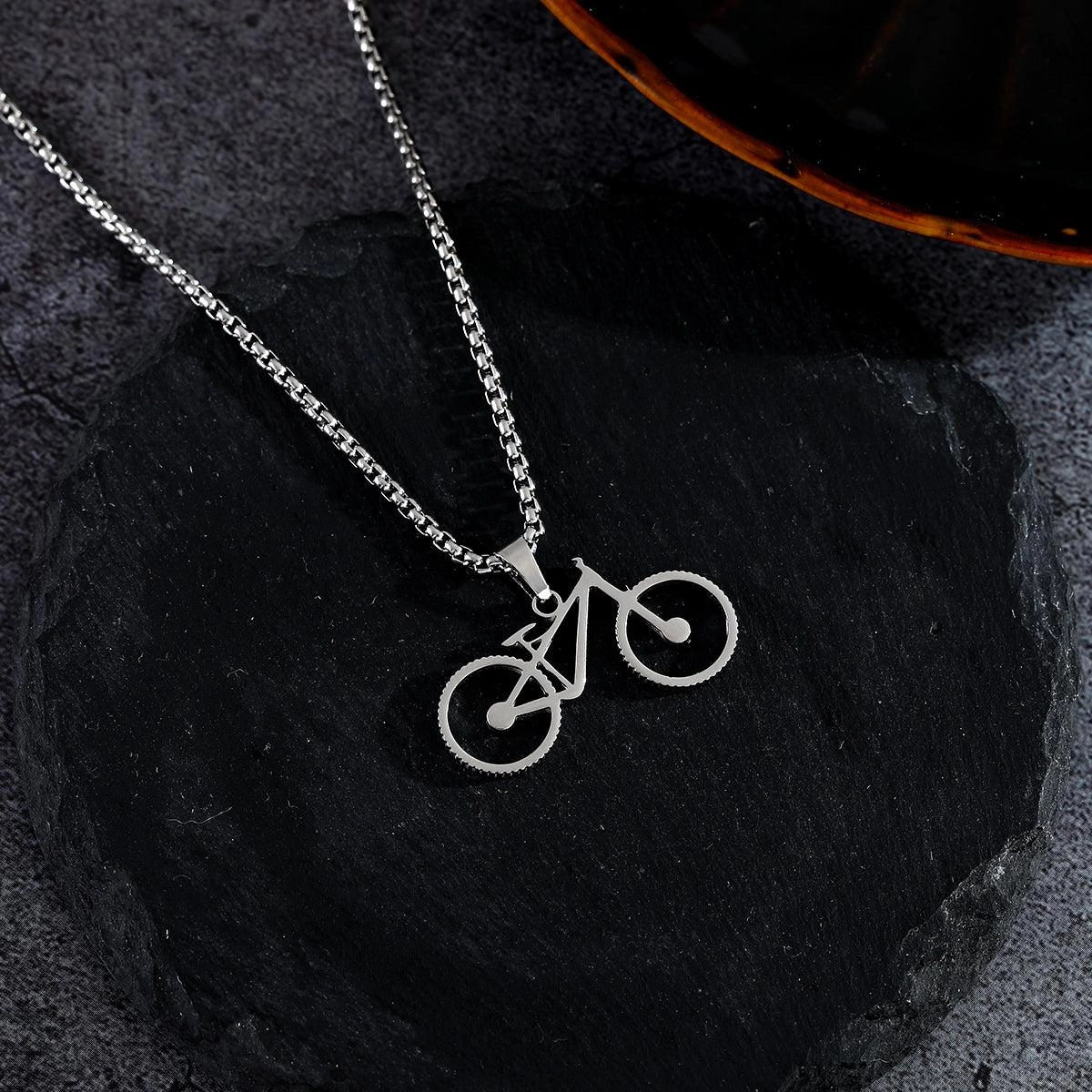 Elegant Morning Best Style Cycolinks Mountain Bike Necklace | MTB Rider Jewelry