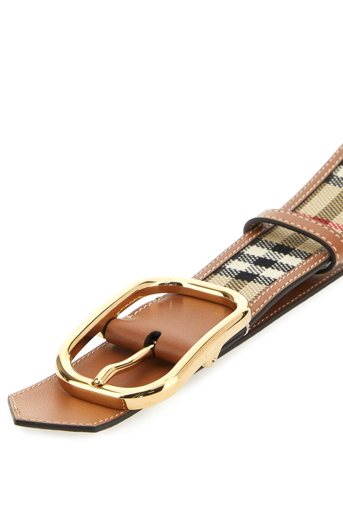 Embroidered fabric belt