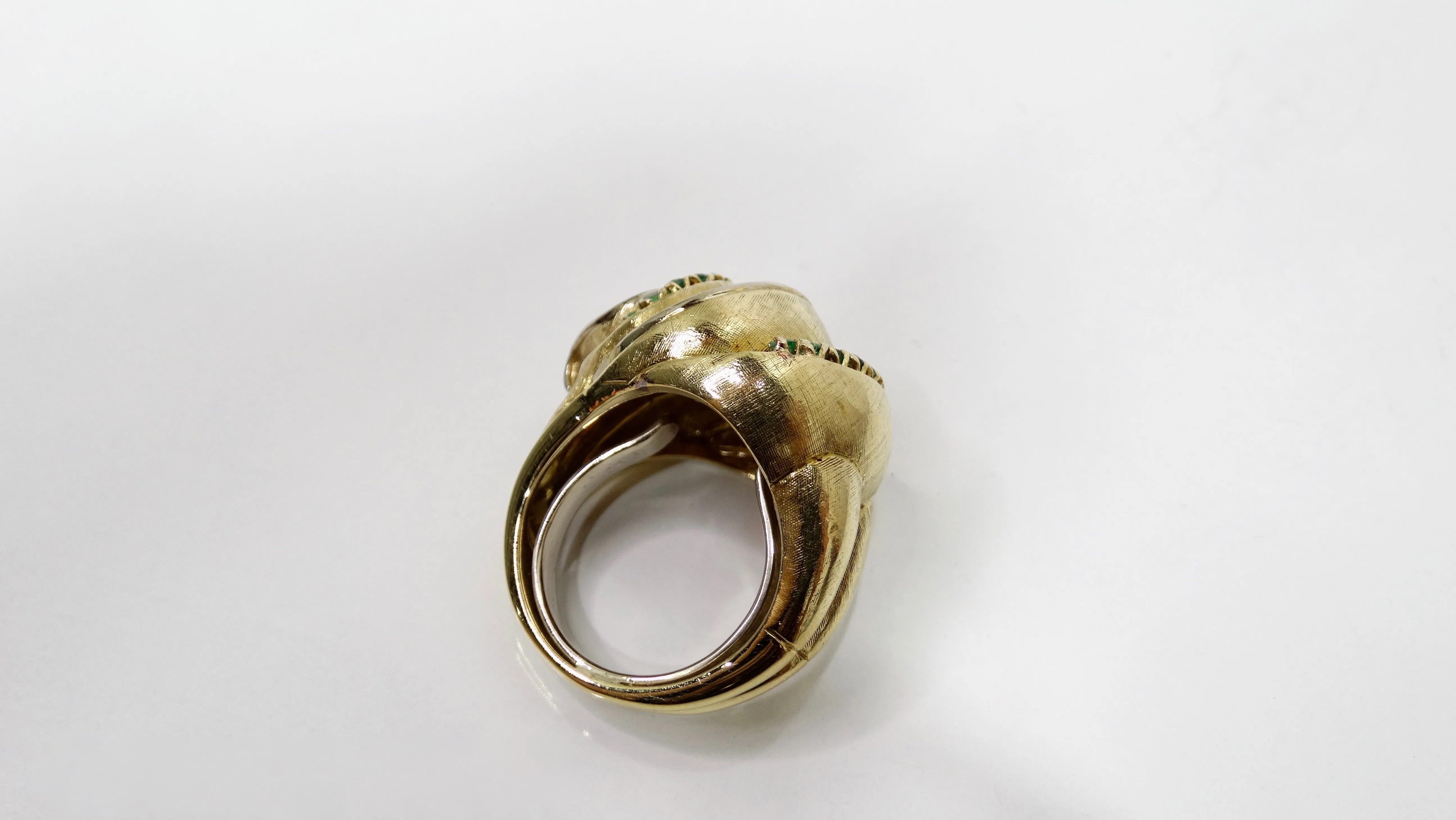 Emerald & Diamond Cocktail Ring