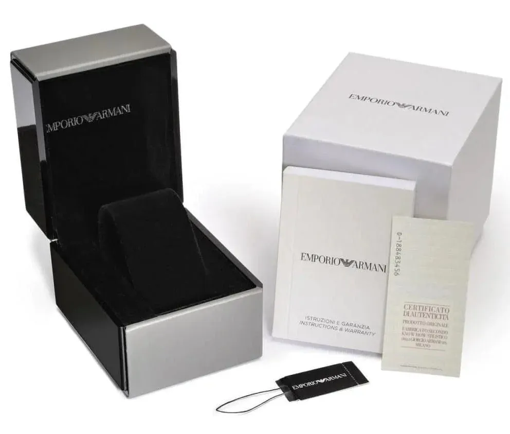 Emporio Armani AR2485 MAN's Black Chronograph Watch