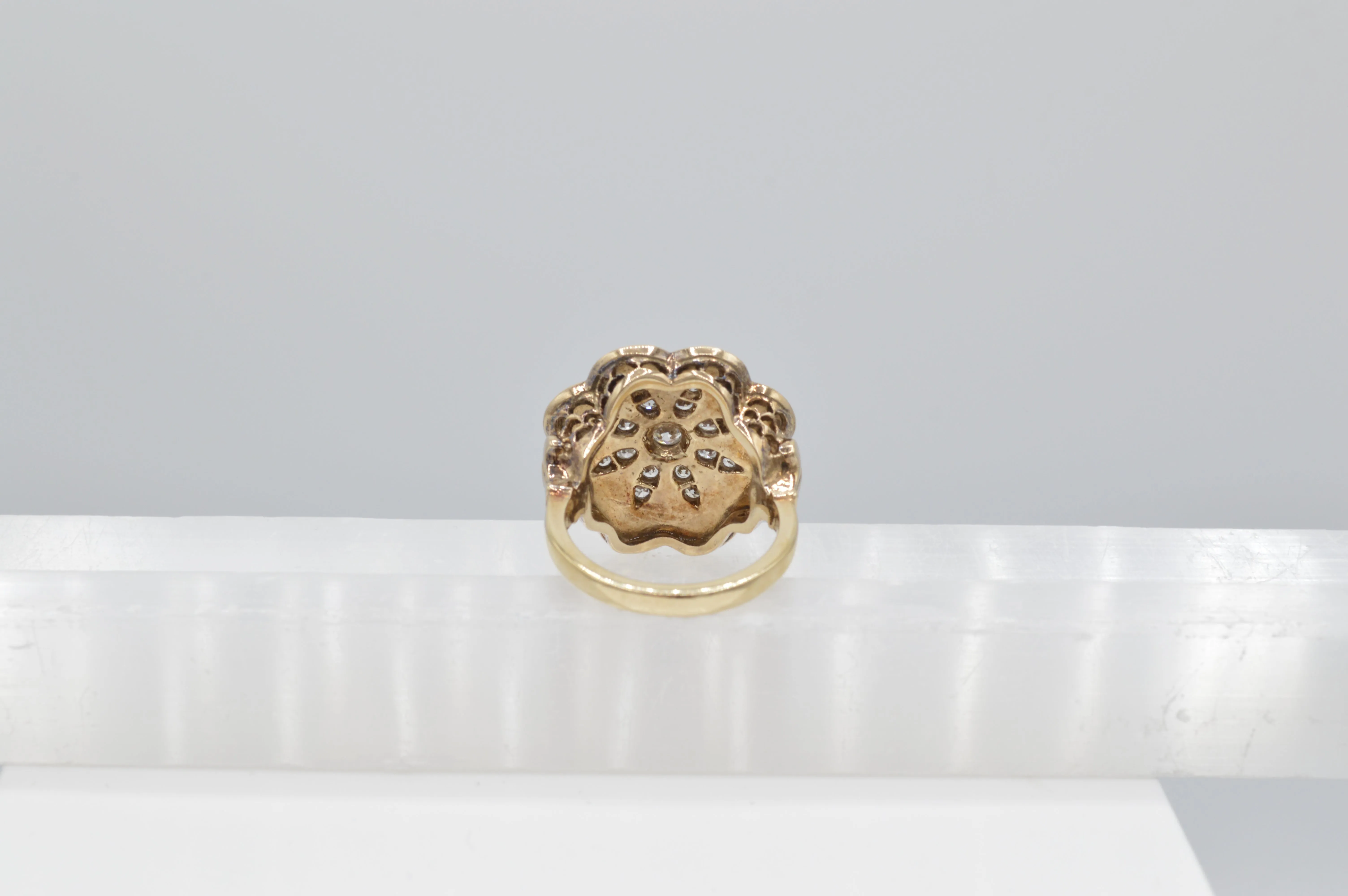 Enamel Diamond Star Ring