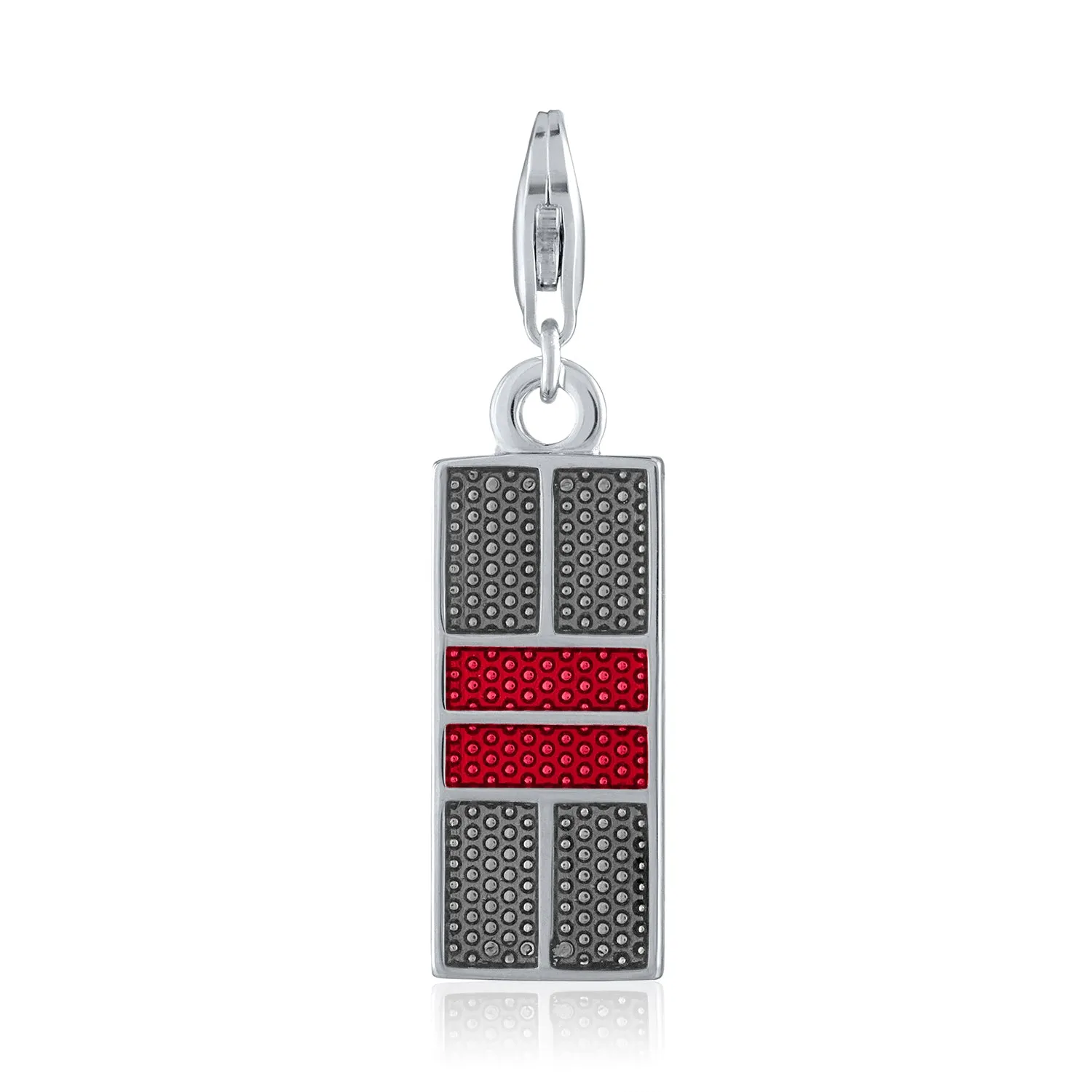 Enamel Pickle Court Charms