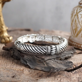 Silver Serenade ?C Boho Bangles Collection Enjoyable Blends