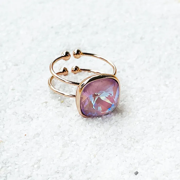 Endora Lavender Swarovski Ring