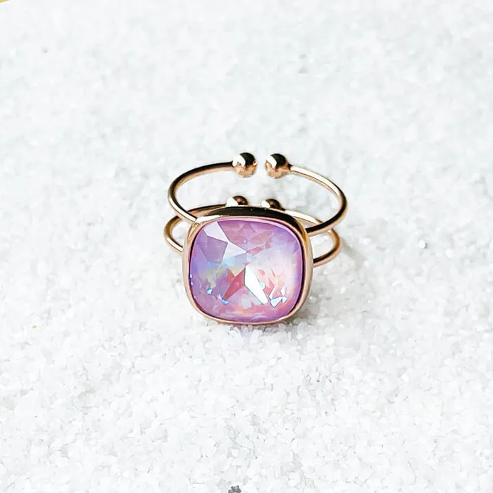 Endora Lavender Swarovski Ring