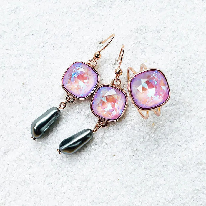 Endora Lavender Swarovski Ring
