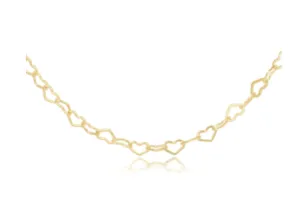 enewton 15" Choker Love Chain - Gold
