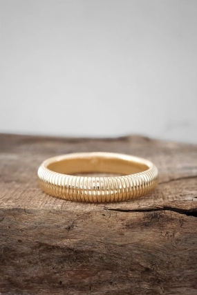 All-Inclusive Gold tone flexy stretchy bracelet bangle watch band Snake chain 15mm